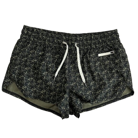 Vuori Clementine 2.5” Shorts Oregano Green S Drawstring Running Elastic Waist - Picture 1 of 10